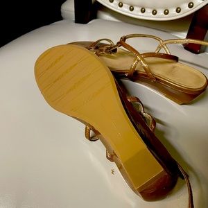 Stuart Weitzman , size 6 , heels are perfect , good condition .